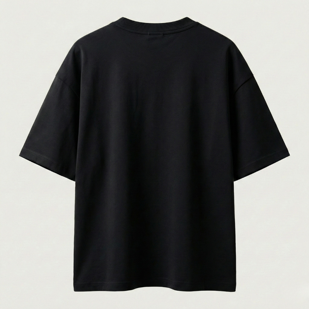 Oversized Pima Cloud Black