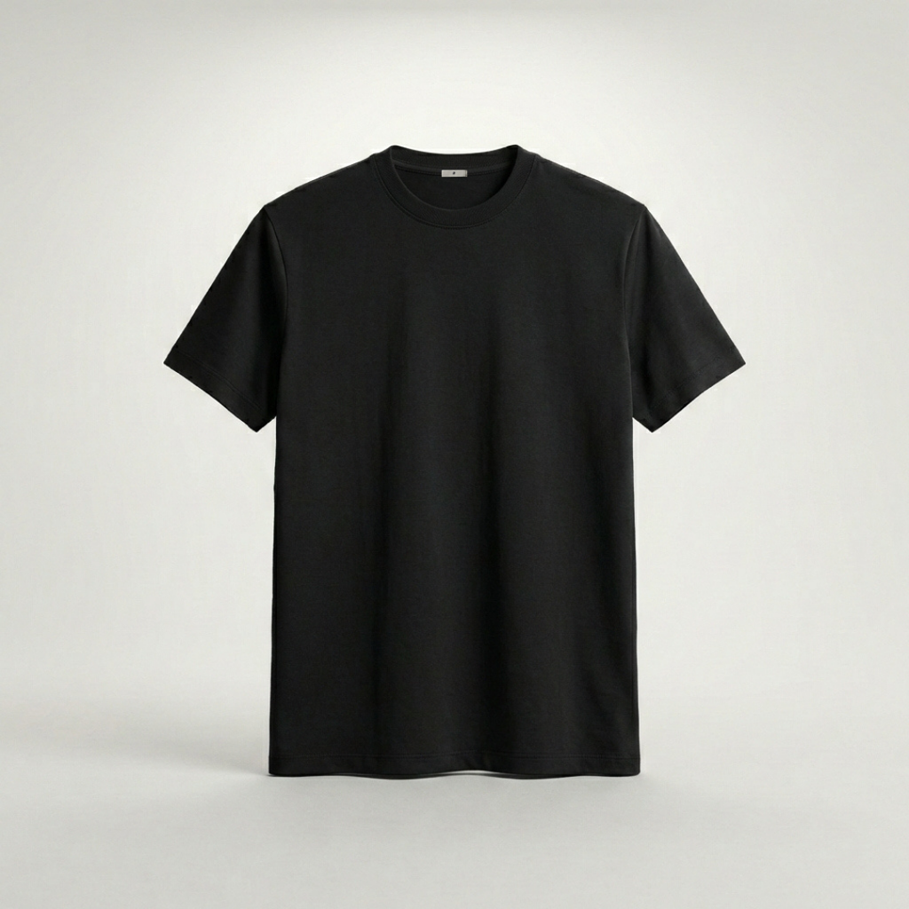 Slim Fit Pima Comfort Black